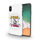 I can and I will Printed Slim Cases and Cover for iPhone X