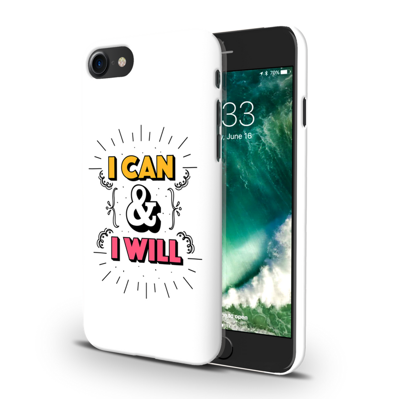 I can and I will Printed Slim Cases and Cover for iPhone 8