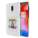 I can and I will Printed Slim Cases and Cover for OnePlus 6T