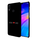 Mom and Dad Printed Slim Cases and Cover for Redmi Note 7 Pro