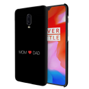 Mom and Dad Printed Slim Cases and Cover for OnePlus 6T