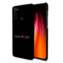 Mom and Dad Printed Slim Cases and Cover for Redmi Note 8