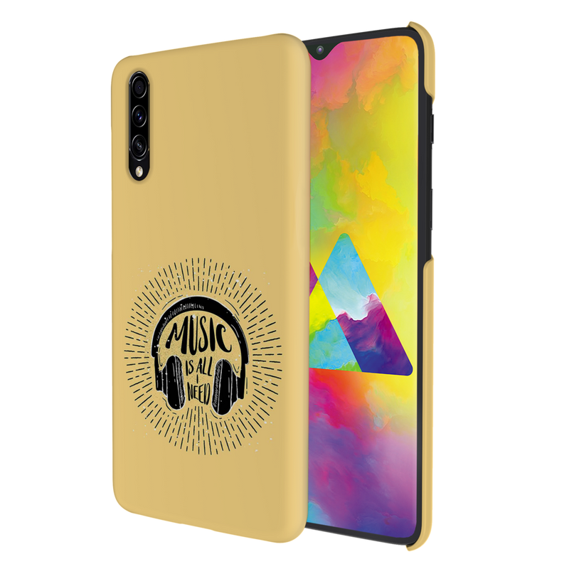 Music is all i need Printed Slim Cases and Cover for Galaxy A70