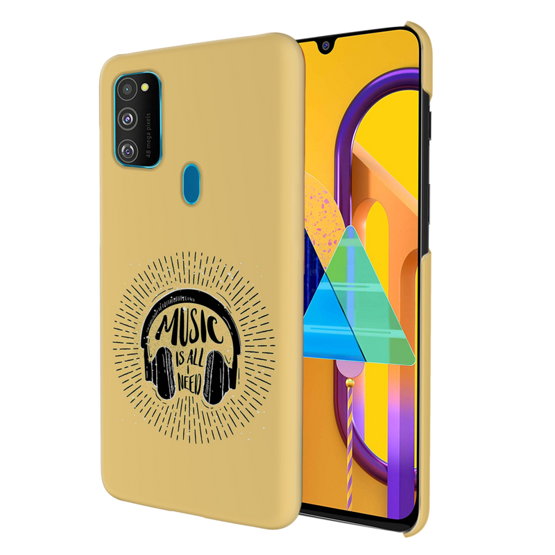 Music is all i need Printed Slim Cases and Cover for Galaxy M30S