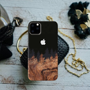 Wood Pattern With Snowflakes Pattern Mobile Case Cover For Iphone 11 Pro Max