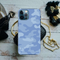 Blue and White Camouflage Printed Slim Cases and Cover for iPhone 12 Pro