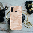 Cream and White Camouflage Printed Slim Cases and Cover for Redmi Note 8