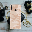 Cream and White Camouflage Printed Slim Cases and Cover for Redmi Note 7 Pro
