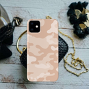 Cream and White Camouflage Printed Slim Cases and Cover for iPhone 11
