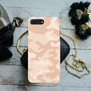 Cream and White Camouflage Printed Slim Cases and Cover for iPhone 8 Plus