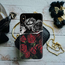 Dark Roses Printed Slim Cases and Cover for iPhone XS Max