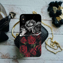 Dark Roses Printed Slim Cases and Cover for iPhone X