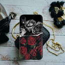 Dark Roses Printed Slim Cases and Cover for iPhone XR