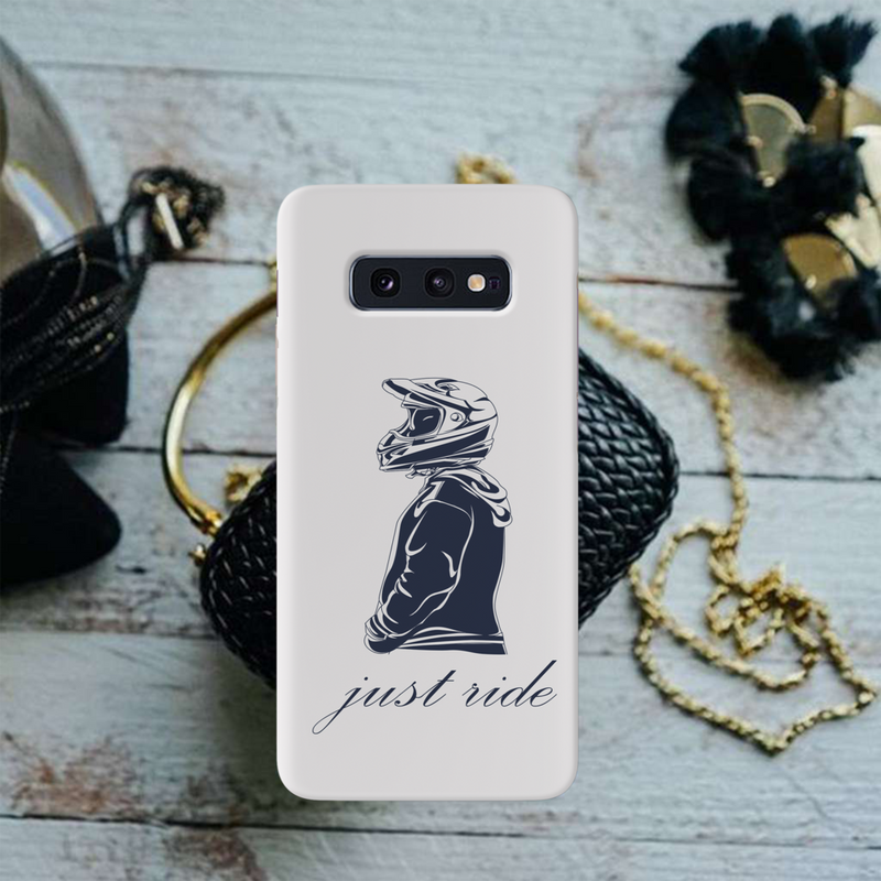 Just Ride Printed Slim Cases and Cover for Galaxy S10E