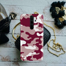 Maroon and White Camouflage Printed Slim Cases and Cover for Redmi Note 8 Pro