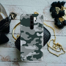 Olive Green and White Camouflage Printed Slim Cases and Cover for Redmi Note 8 Pro