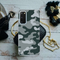 Olive Green and White Camouflage Printed Slim Cases and Cover for Galaxy S20 Plus