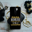 Papa the legend Printed Slim Cases and Cover for Redmi Note 8 Pro