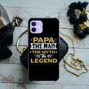 Papa the legend Printed Slim Cases and Cover for iPhone 12 Mini