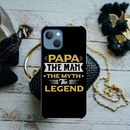Papa the legend Printed Slim Cases and Cover for iPhone 13