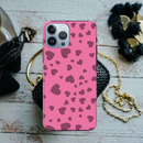 Pink Hearts Printed Slim Cases and Cover for iPhone 13 Pro Max