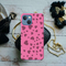 Pink Hearts Printed Slim Cases and Cover for iPhone 13 Mini