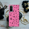 Pink Hearts Printed Slim Cases and Cover for Galaxy S20