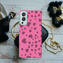 Pink Hearts Printed Slim Cases and Cover for OnePlus Nord 2