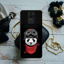 Rider Panda Printed Slim Cases and Cover for Redmi Note 9