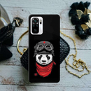 Rider Panda Printed Slim Cases and Cover for Redmi Note 10
