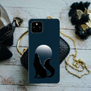 Wolf howling Printed Slim Cases and Cover for Pixel 4A
