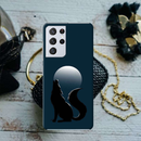 Wolf howling Printed Slim Cases and Cover for Galaxy S21 Ultra