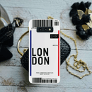 London Ticket Printed Slim Cases and Cover for Galaxy S10E