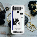 London Ticket Printed Slim Cases and Cover for Redmi Note 7 Pro