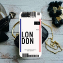 London Ticket Printed Slim Cases and Cover for iPhone 8 Plus