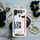 London Ticket Printed Slim Cases and Cover for Galaxy M30S