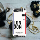 London Ticket Printed Slim Cases and Cover for iPhone 8