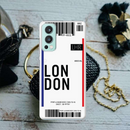 London Ticket Printed Slim Cases and Cover for OnePlus Nord 2