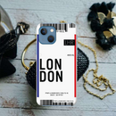 London Ticket Printed Slim Cases and Cover for iPhone 13