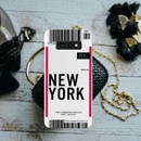 New York ticket Printed Slim Cases and Cover for Galaxy S10E