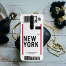 New York ticket Printed Slim Cases and Cover for Redmi Note 8 Pro