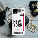 New York ticket Printed Slim Cases and Cover for Pixel 4 XL