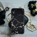 Dark Marble Printed Slim Cases and Cover for iPhone XR