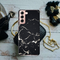 Dark Marble Printed Slim Cases and Cover for Galaxy S21