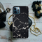 Dark Marble Printed Slim Cases and Cover for iPhone 12 Pro