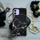 Dark Marble Printed Slim Cases and Cover for iPhone 12 Mini
