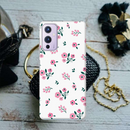 Pink florals Printed Slim Cases and Cover for OnePlus 9
