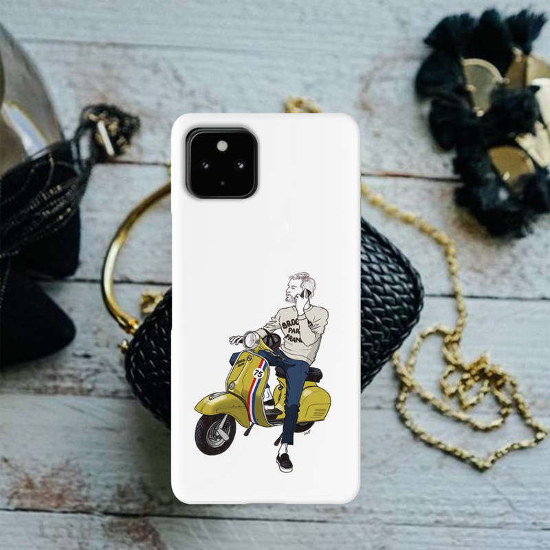 Scooter 75 Printed Slim Cases and Cover for Pixel 4A