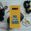 Teri Yari sabse pyari Printed Slim Cases and Cover for Galaxy S10 Plus