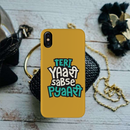 Teri Yari sabse pyari Printed Slim Cases and Cover for iPhone XS